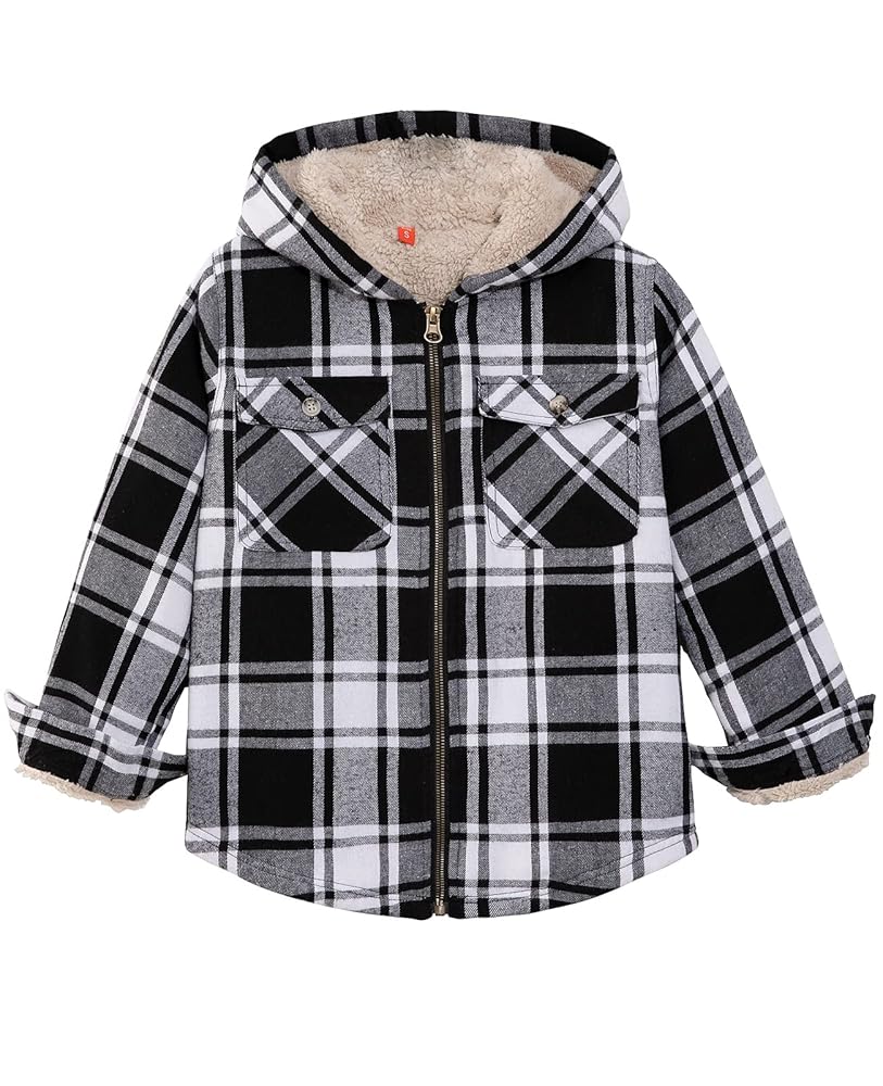 Amazon.com: ZENTHACE Girls Sherpa Fleece Fall Winter Flannel